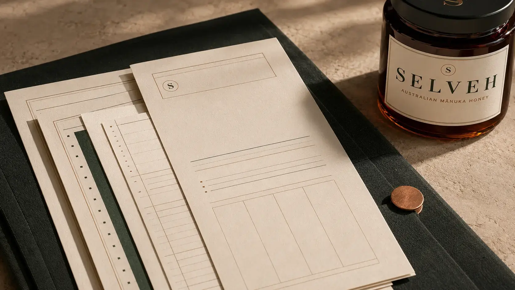 SELVEH concept jar beside an editorial batch record set